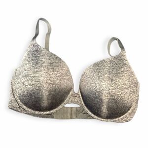 VICTORIA’S SECRET Women’s Heather Gray Padded Perfect Coverage Bra Size 38DD